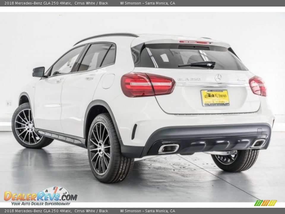 2018 Mercedes-Benz GLA 250 4Matic Cirrus White / Black Photo #3
