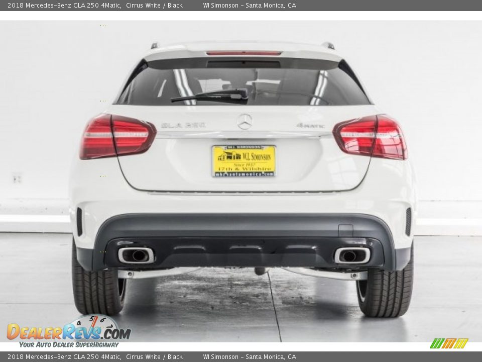 2018 Mercedes-Benz GLA 250 4Matic Cirrus White / Black Photo #4