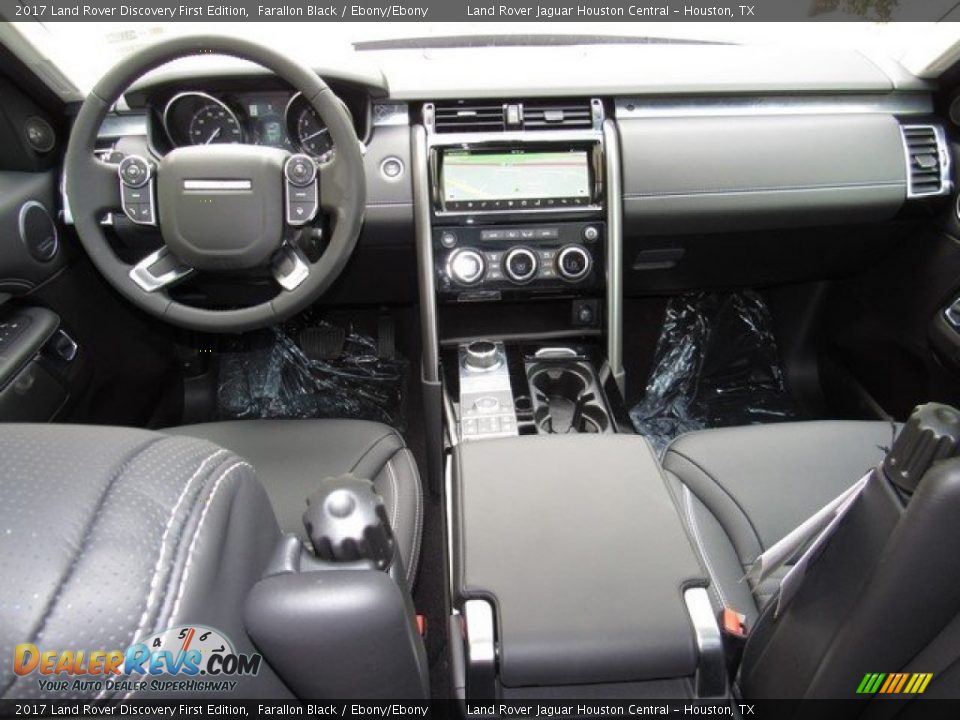 2017 Land Rover Discovery First Edition Farallon Black / Ebony/Ebony Photo #4