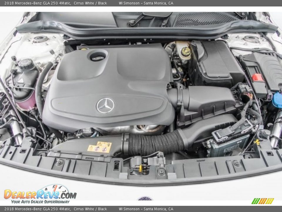 2018 Mercedes-Benz GLA 250 4Matic Cirrus White / Black Photo #8