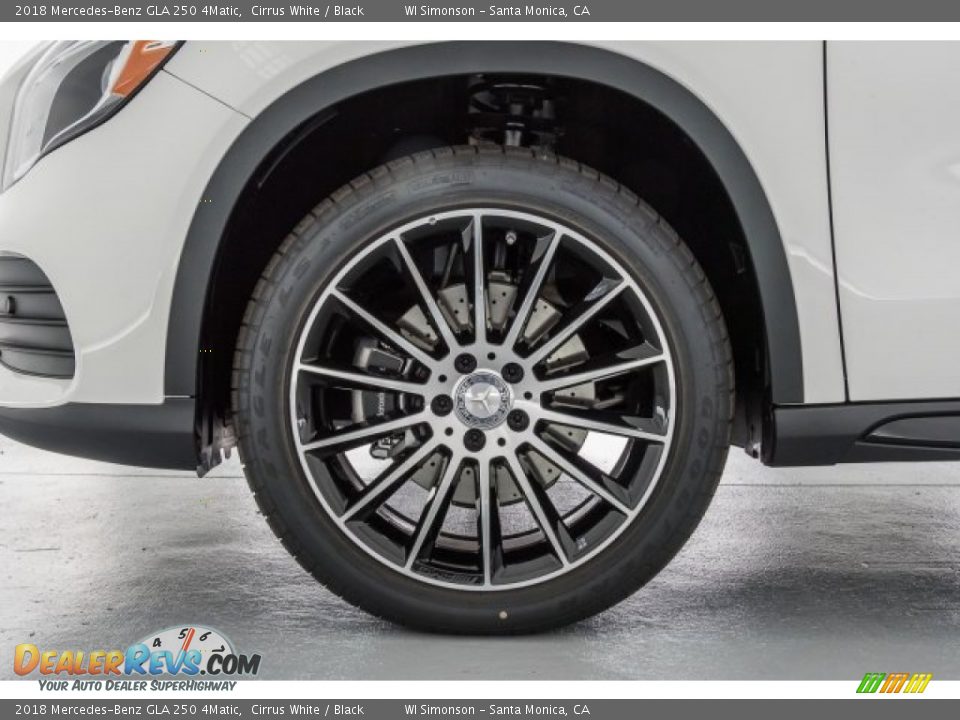 2018 Mercedes-Benz GLA 250 4Matic Cirrus White / Black Photo #9