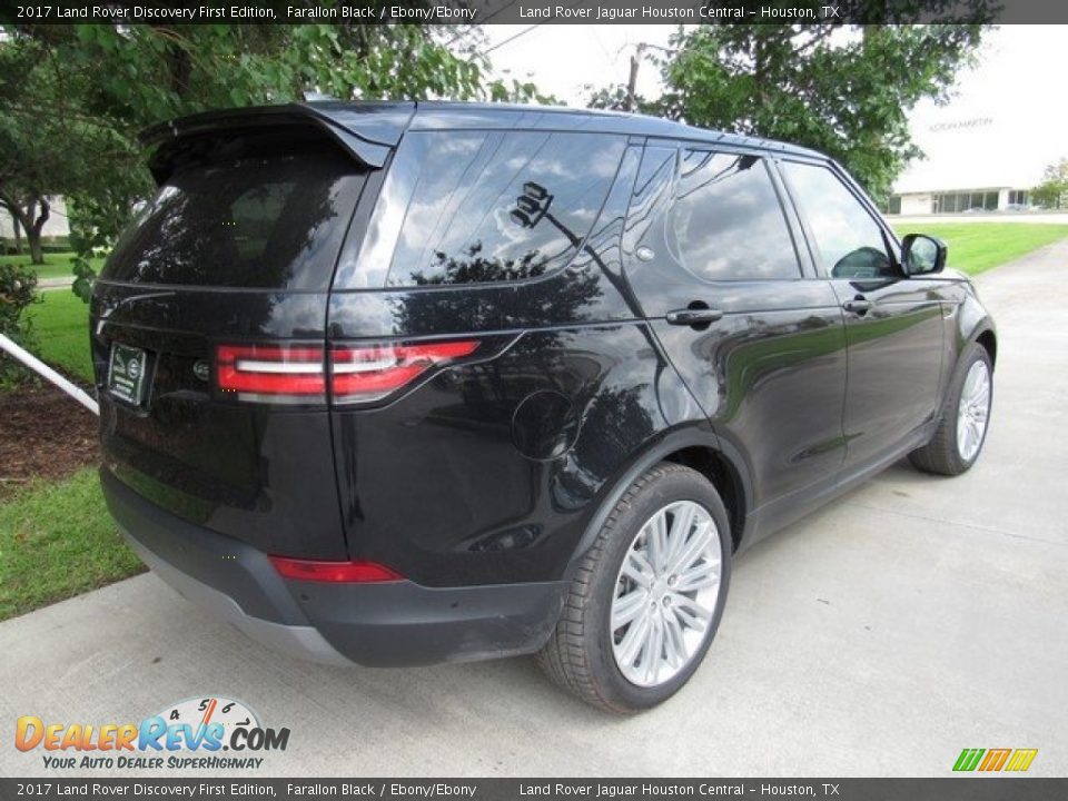 2017 Land Rover Discovery First Edition Farallon Black / Ebony/Ebony Photo #7