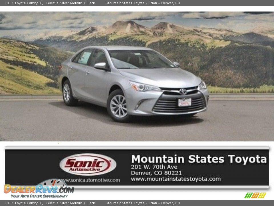 2017 Toyota Camry LE Celestial Silver Metallic / Black Photo #1