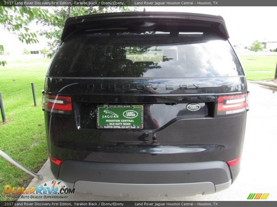 2017 Land Rover Discovery First Edition Farallon Black / Ebony/Ebony Photo #8