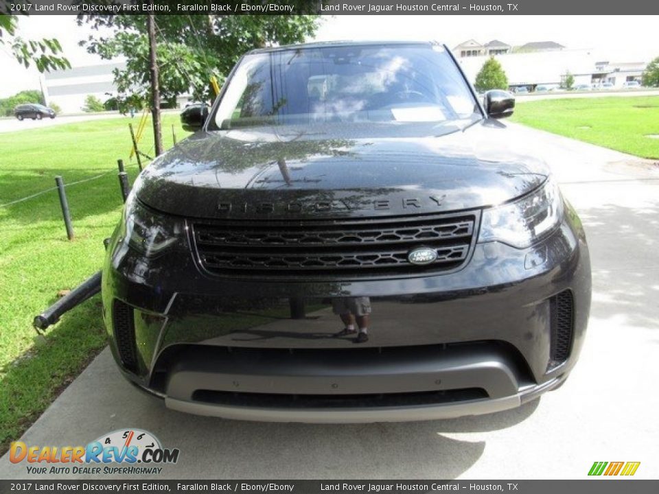 2017 Land Rover Discovery First Edition Farallon Black / Ebony/Ebony Photo #9