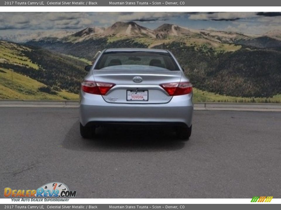 2017 Toyota Camry LE Celestial Silver Metallic / Black Photo #4