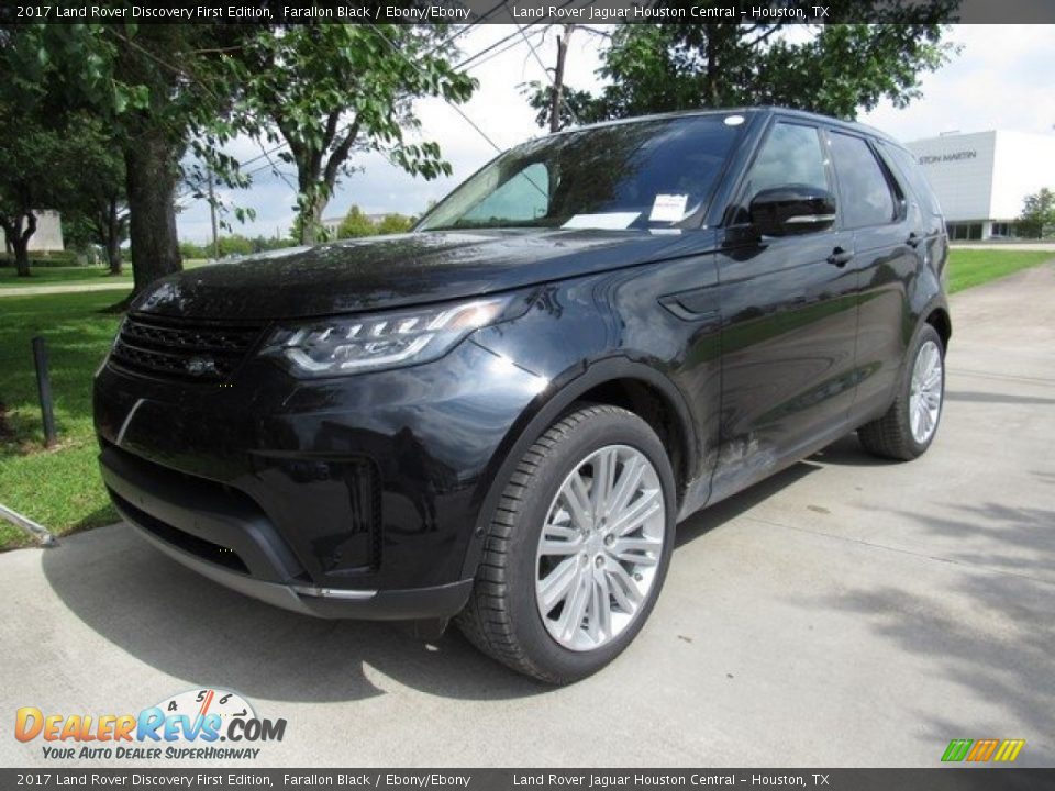 2017 Land Rover Discovery First Edition Farallon Black / Ebony/Ebony Photo #10