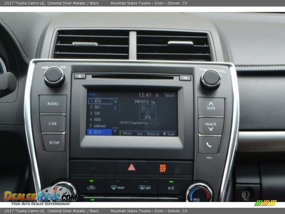 2017 Toyota Camry LE Celestial Silver Metallic / Black Photo #6