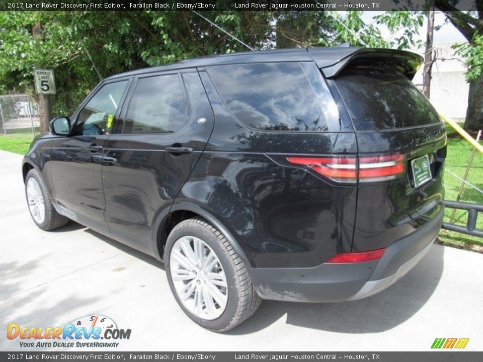 2017 Land Rover Discovery First Edition Farallon Black / Ebony/Ebony Photo #12
