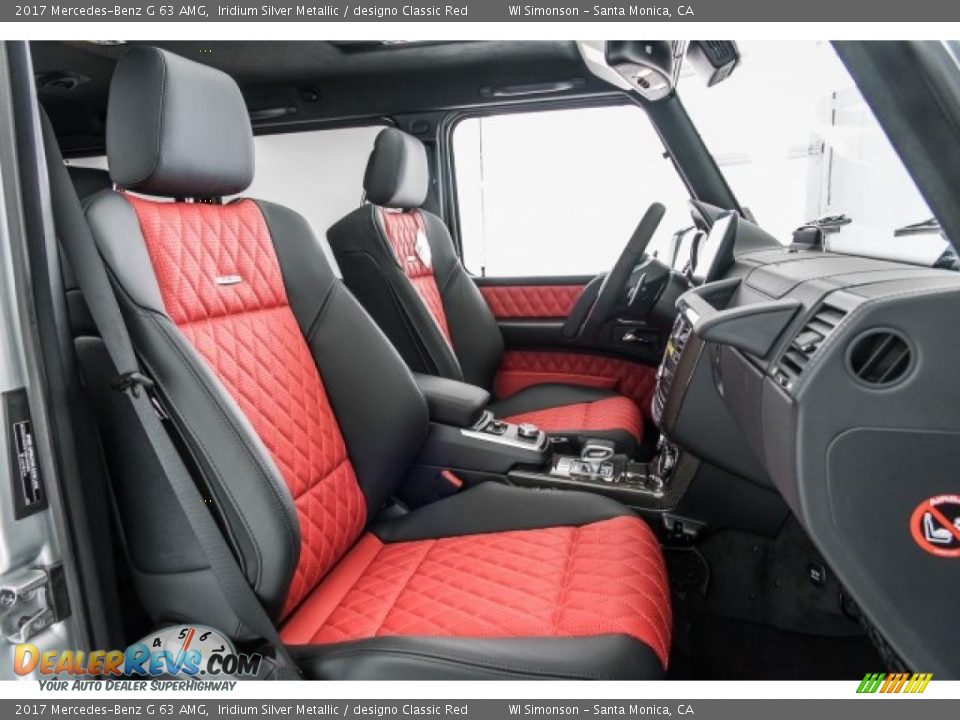 Front Seat of 2017 Mercedes-Benz G 63 AMG Photo #6
