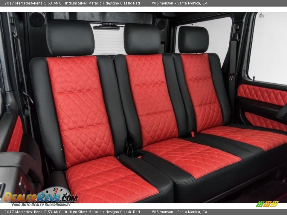Rear Seat of 2017 Mercedes-Benz G 63 AMG Photo #13