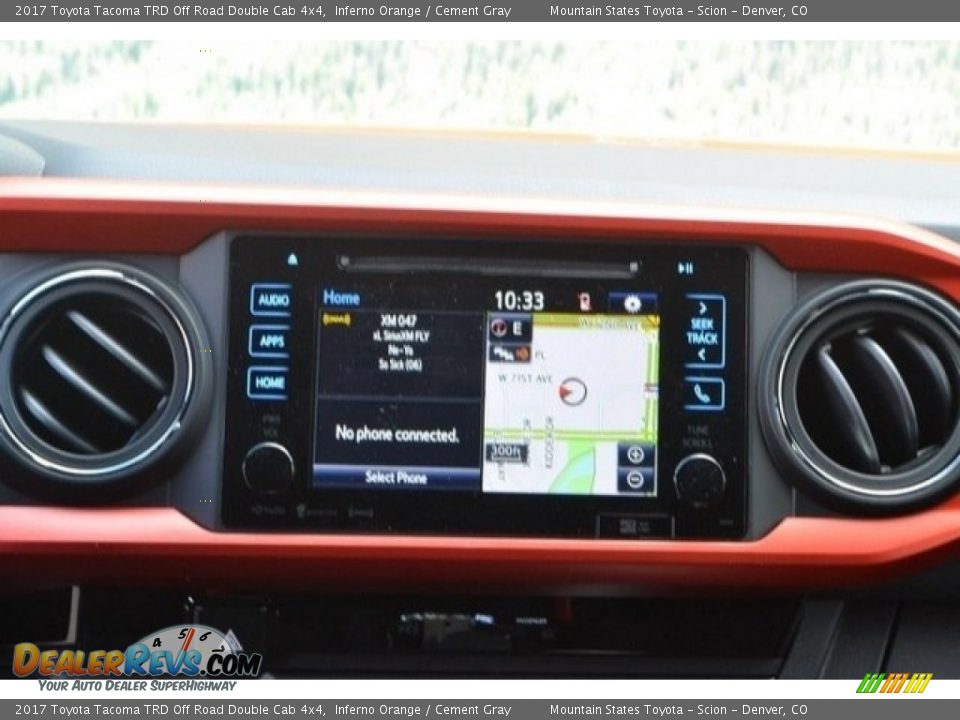 2017 Toyota Tacoma TRD Off Road Double Cab 4x4 Inferno Orange / Cement Gray Photo #6