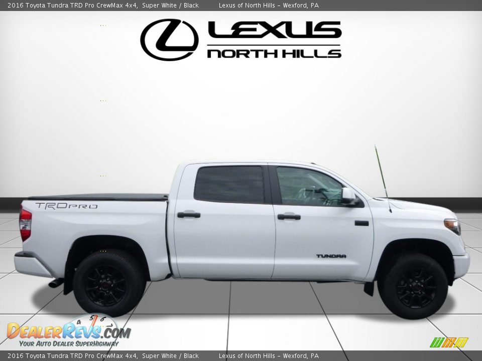 2016 Toyota Tundra TRD Pro CrewMax 4x4 Super White / Black Photo #2