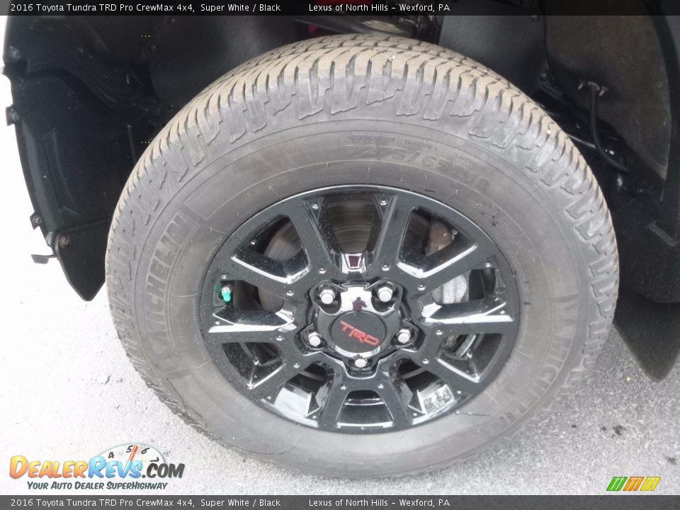 2016 Toyota Tundra TRD Pro CrewMax 4x4 Super White / Black Photo #5