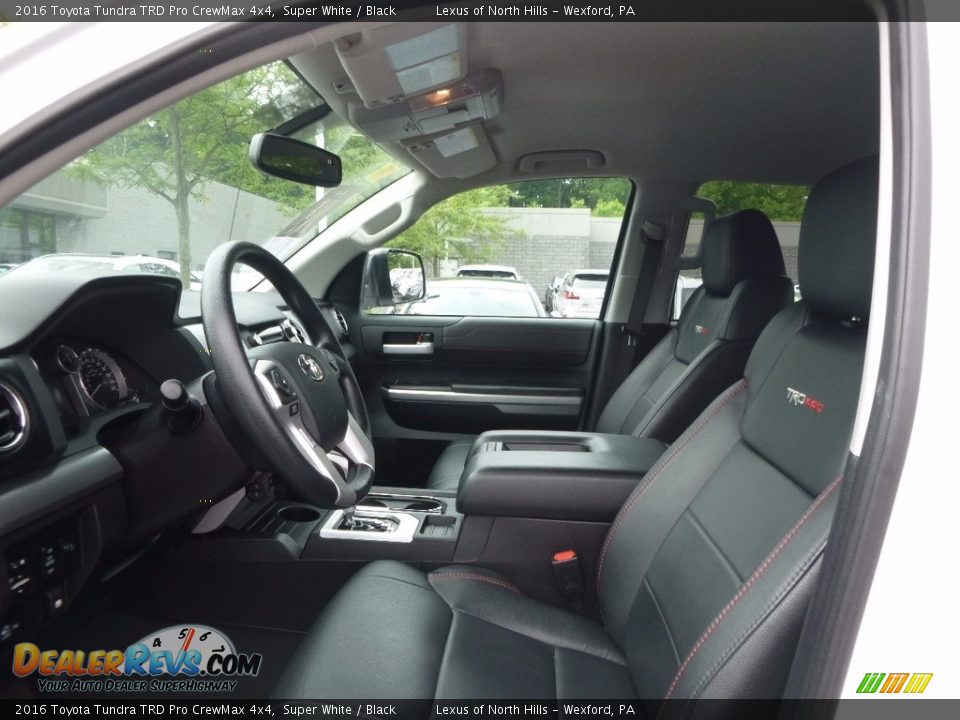 Front Seat of 2016 Toyota Tundra TRD Pro CrewMax 4x4 Photo #7
