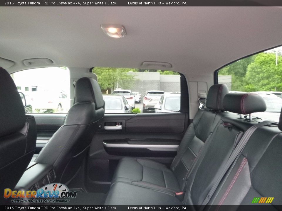 Rear Seat of 2016 Toyota Tundra TRD Pro CrewMax 4x4 Photo #8