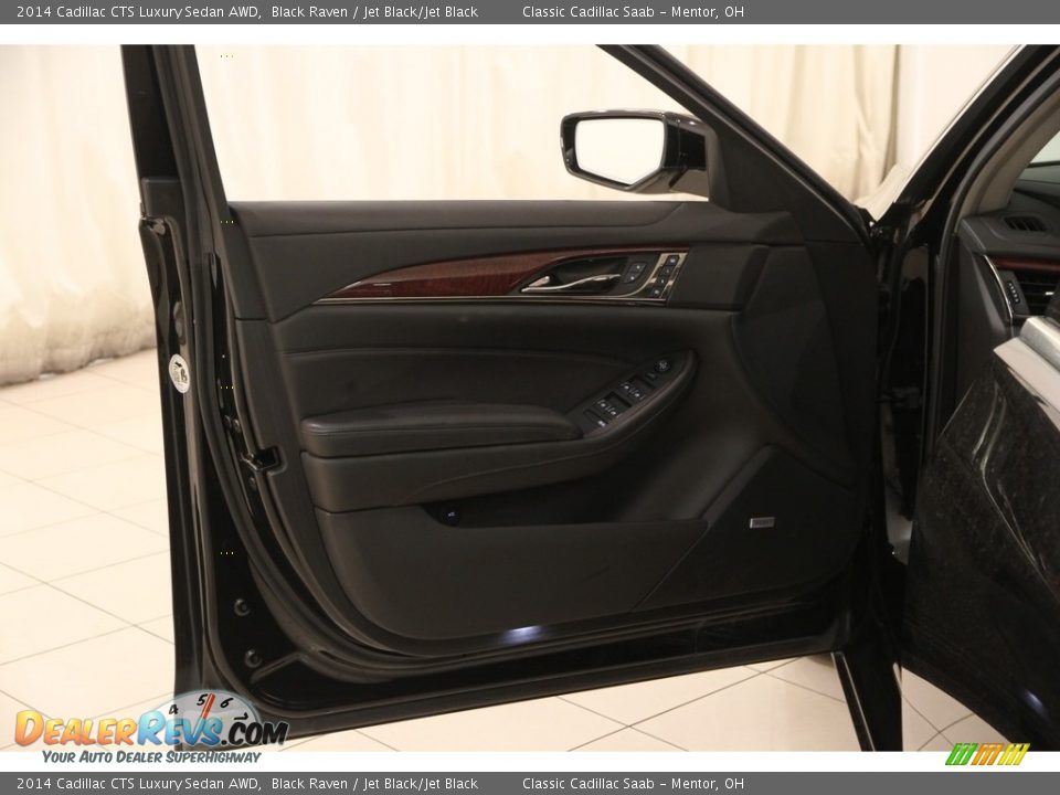 2014 Cadillac CTS Luxury Sedan AWD Black Raven / Jet Black/Jet Black Photo #4