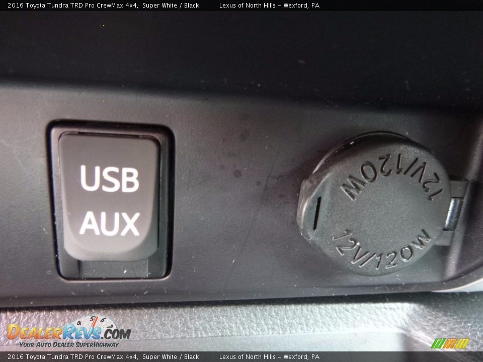 2016 Toyota Tundra TRD Pro CrewMax 4x4 Super White / Black Photo #18