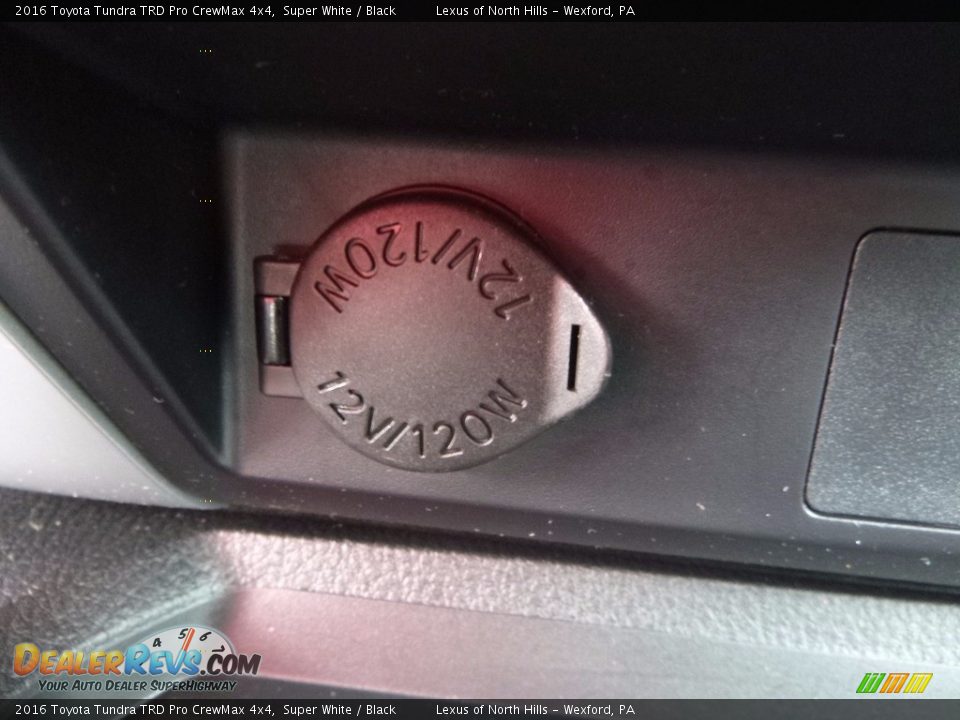 2016 Toyota Tundra TRD Pro CrewMax 4x4 Super White / Black Photo #19