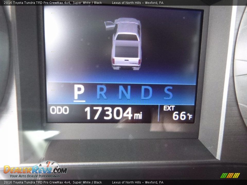 2016 Toyota Tundra TRD Pro CrewMax 4x4 Super White / Black Photo #25