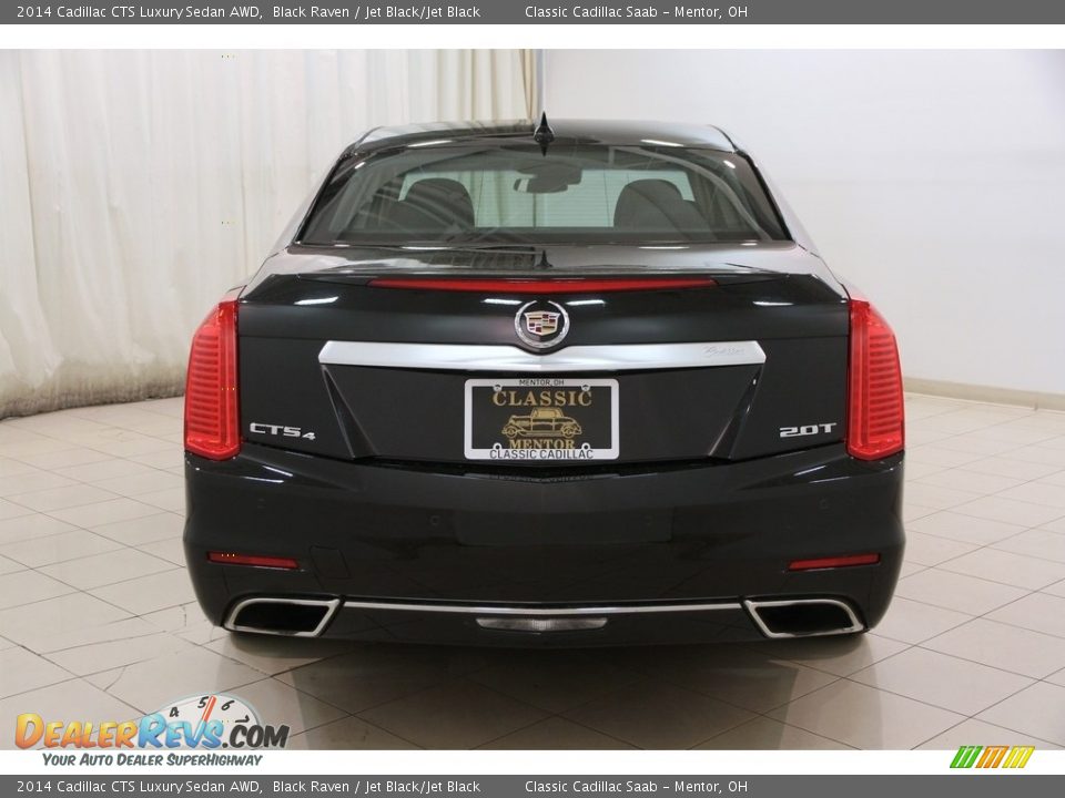 2014 Cadillac CTS Luxury Sedan AWD Black Raven / Jet Black/Jet Black Photo #20