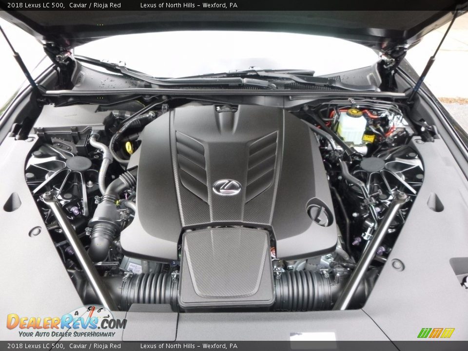 2018 Lexus LC 500 5.0 Liter DOHC 32-Valve VVT-i V8 Engine Photo #7