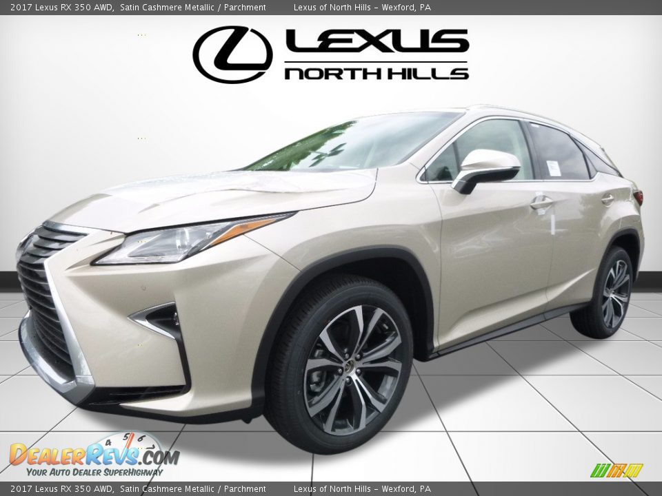 2017 Lexus RX 350 AWD Satin Cashmere Metallic / Parchment Photo #4