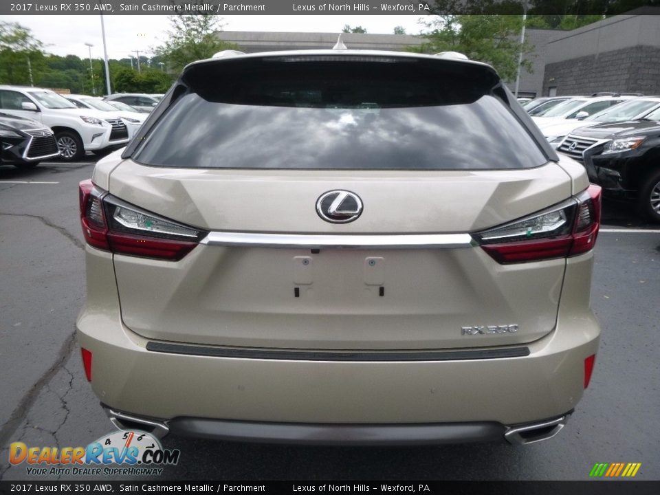 2017 Lexus RX 350 AWD Satin Cashmere Metallic / Parchment Photo #6