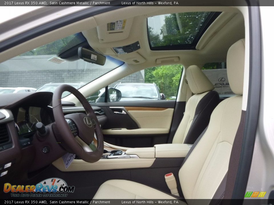 2017 Lexus RX 350 AWD Satin Cashmere Metallic / Parchment Photo #7