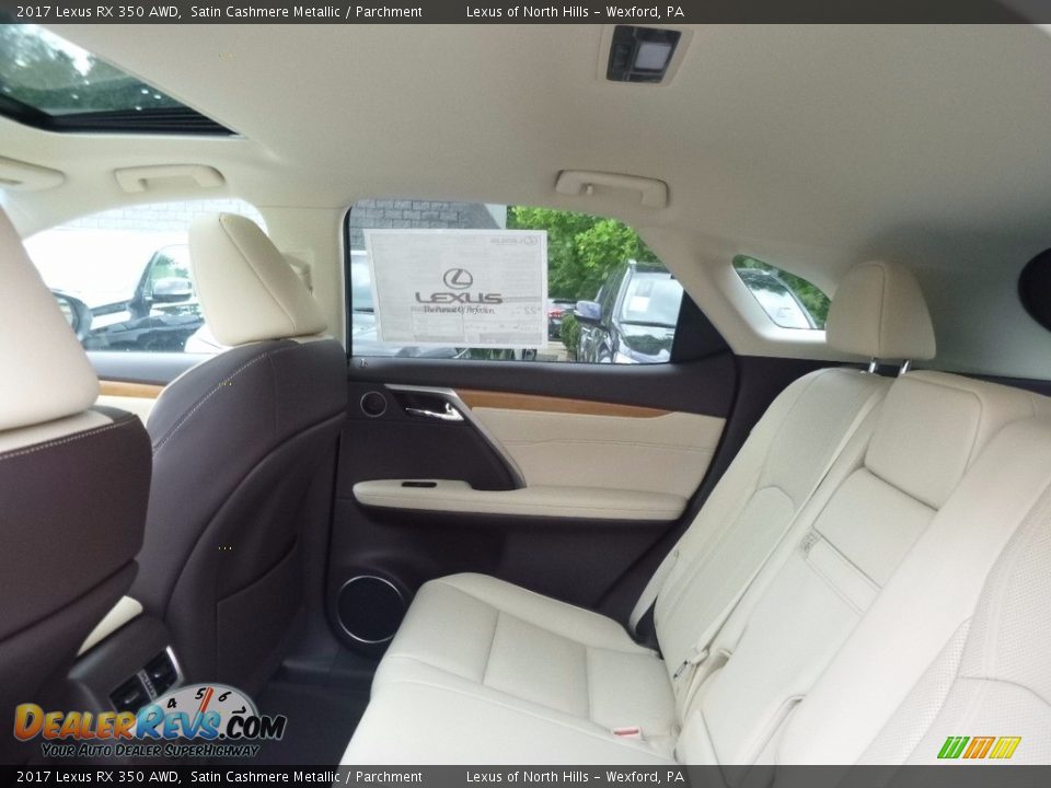 2017 Lexus RX 350 AWD Satin Cashmere Metallic / Parchment Photo #8