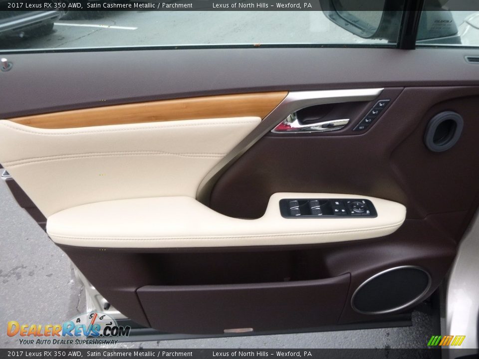 2017 Lexus RX 350 AWD Satin Cashmere Metallic / Parchment Photo #10