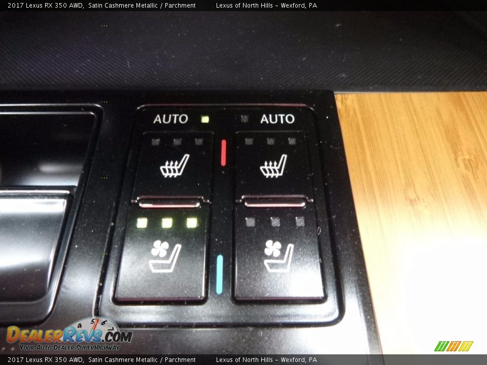 2017 Lexus RX 350 AWD Satin Cashmere Metallic / Parchment Photo #14