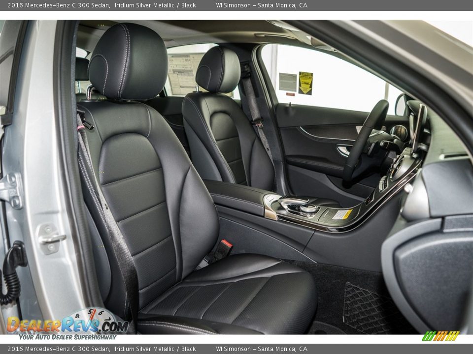 2016 Mercedes-Benz C 300 Sedan Iridium Silver Metallic / Black Photo #2