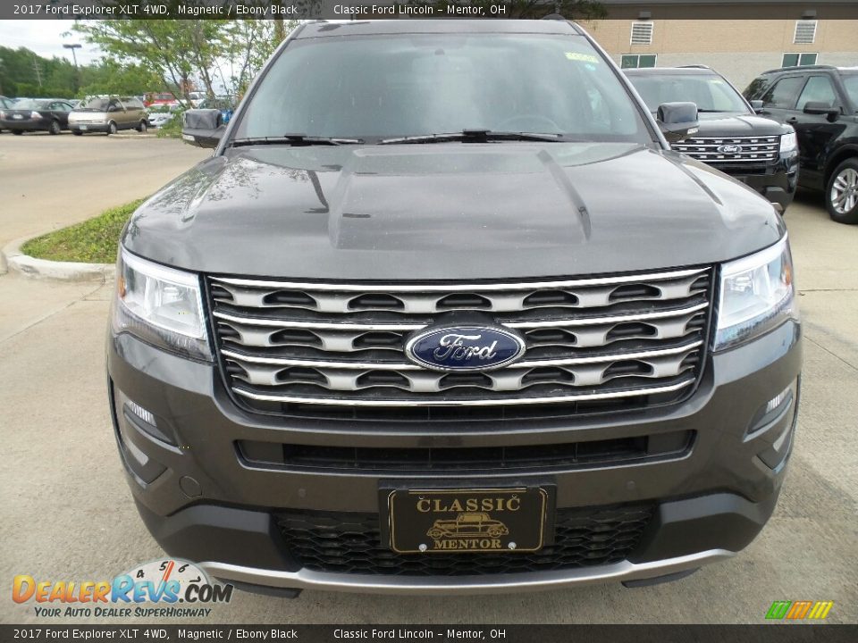 2017 Ford Explorer XLT 4WD Magnetic / Ebony Black Photo #2