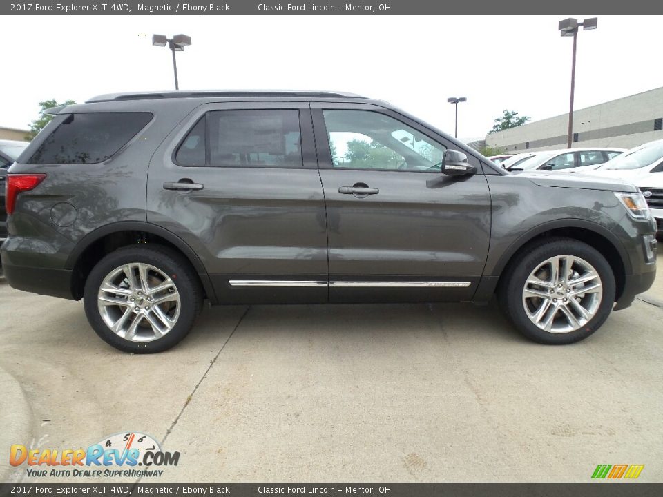 2017 Ford Explorer XLT 4WD Magnetic / Ebony Black Photo #3