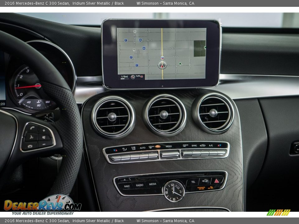 2016 Mercedes-Benz C 300 Sedan Iridium Silver Metallic / Black Photo #7
