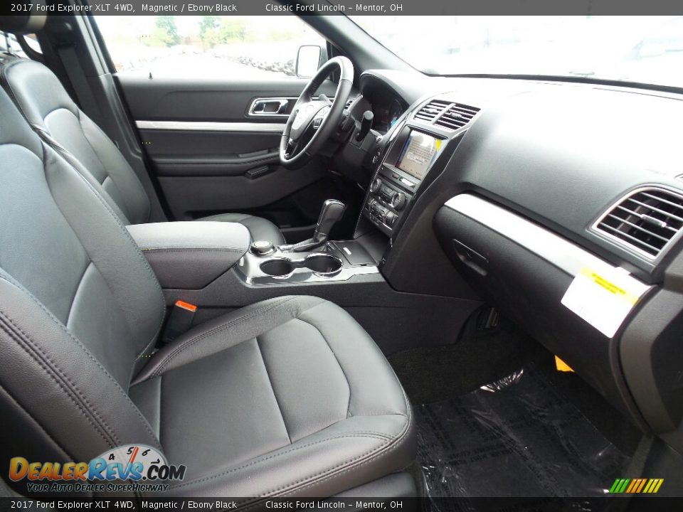2017 Ford Explorer XLT 4WD Magnetic / Ebony Black Photo #7