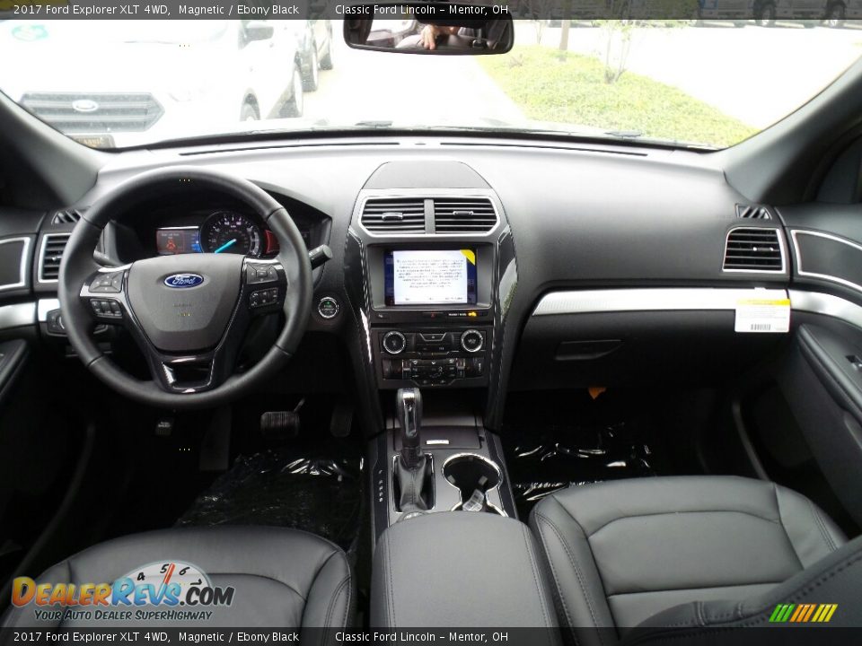 2017 Ford Explorer XLT 4WD Magnetic / Ebony Black Photo #8