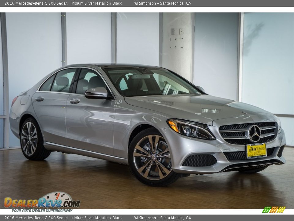 2016 Mercedes-Benz C 300 Sedan Iridium Silver Metallic / Black Photo #12