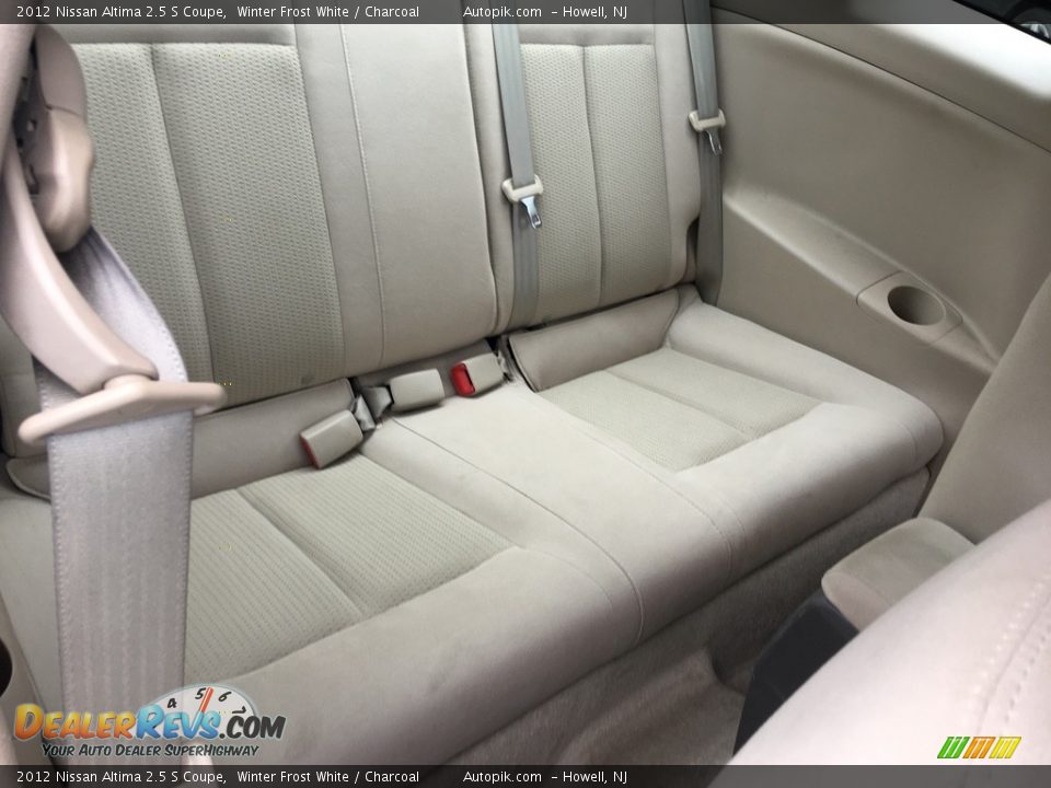 2012 Nissan Altima 2.5 S Coupe Winter Frost White / Charcoal Photo #15