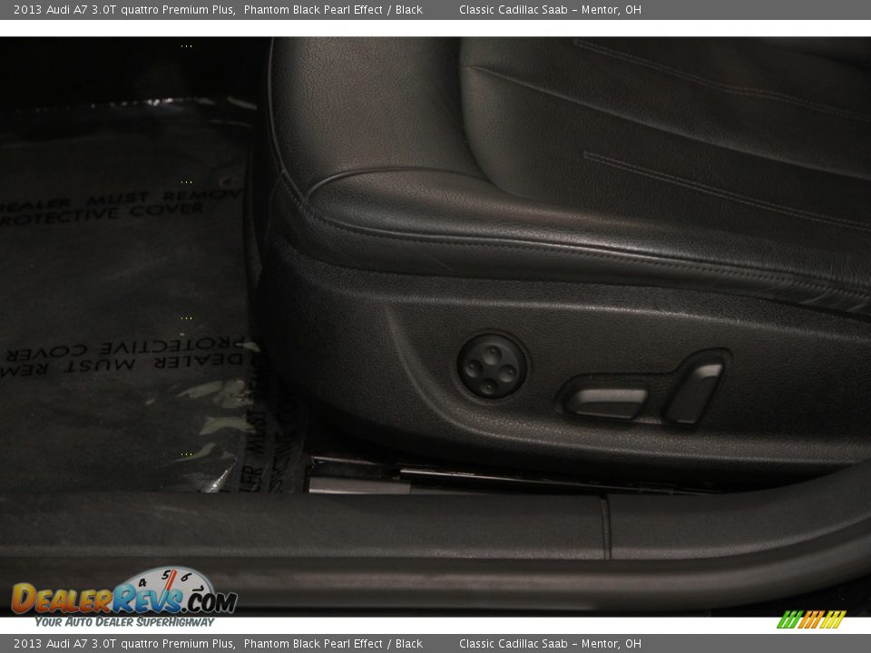 2013 Audi A7 3.0T quattro Premium Plus Phantom Black Pearl Effect / Black Photo #7