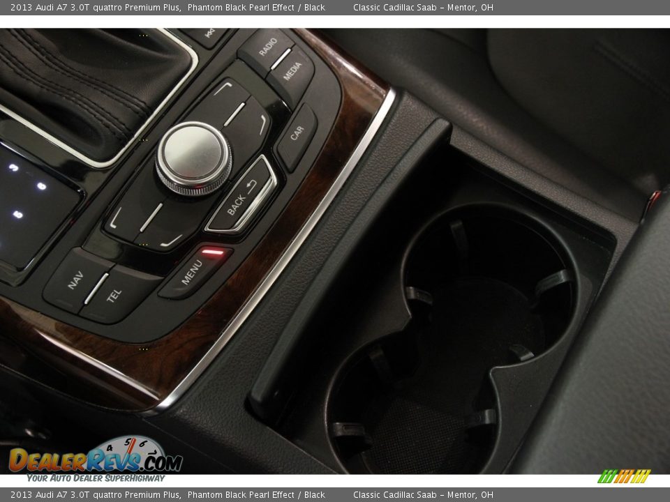 2013 Audi A7 3.0T quattro Premium Plus Phantom Black Pearl Effect / Black Photo #26
