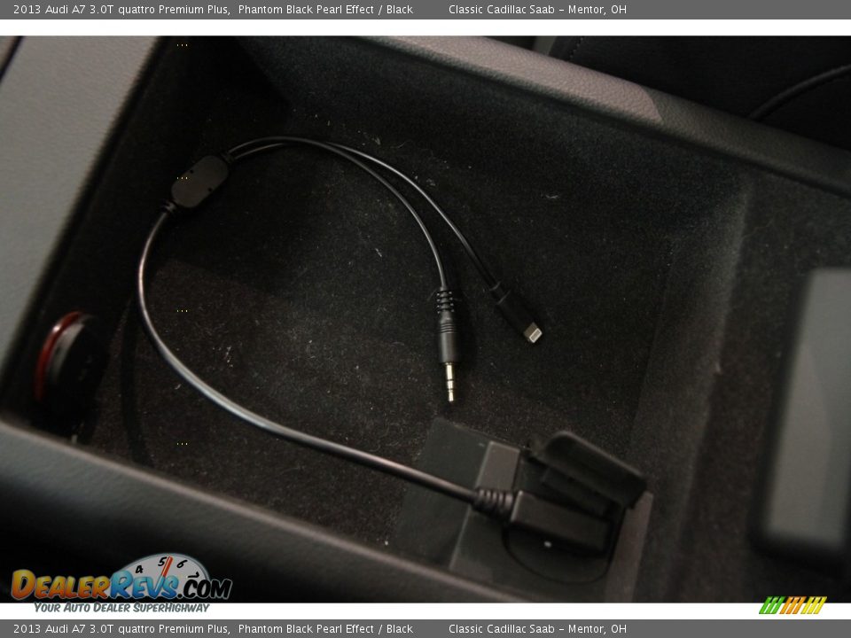 2013 Audi A7 3.0T quattro Premium Plus Phantom Black Pearl Effect / Black Photo #28