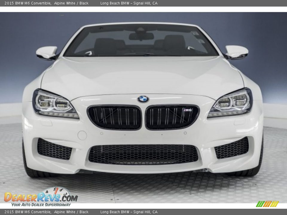 2015 BMW M6 Convertible Alpine White / Black Photo #2