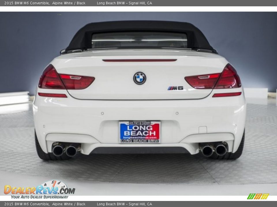 2015 BMW M6 Convertible Alpine White / Black Photo #3