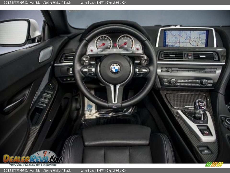 2015 BMW M6 Convertible Alpine White / Black Photo #4