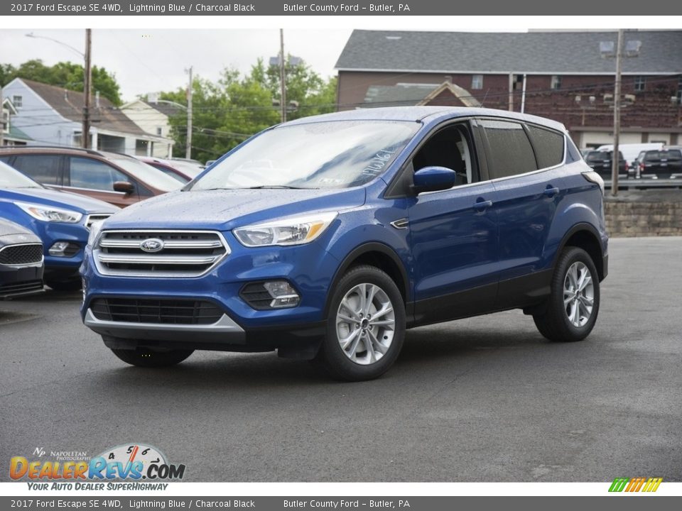 2017 Ford Escape SE 4WD Lightning Blue / Charcoal Black Photo #1