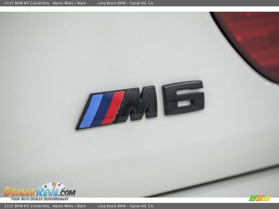 2015 BMW M6 Convertible Alpine White / Black Photo #7