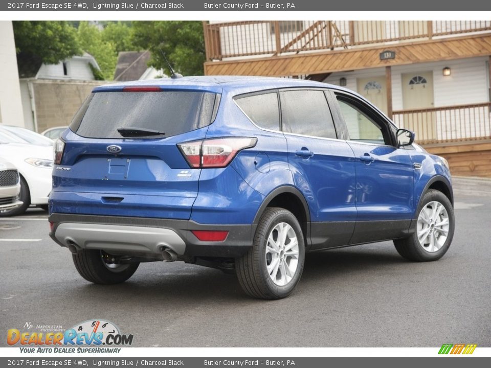 2017 Ford Escape SE 4WD Lightning Blue / Charcoal Black Photo #3