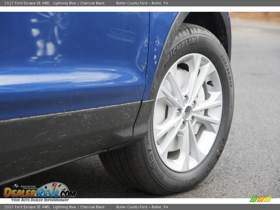 2017 Ford Escape SE 4WD Lightning Blue / Charcoal Black Photo #4